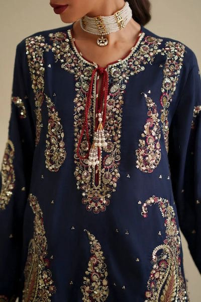 ETHNIC | FESTIVE SILK EMBROIDERD SILK 2PC | U-U4532