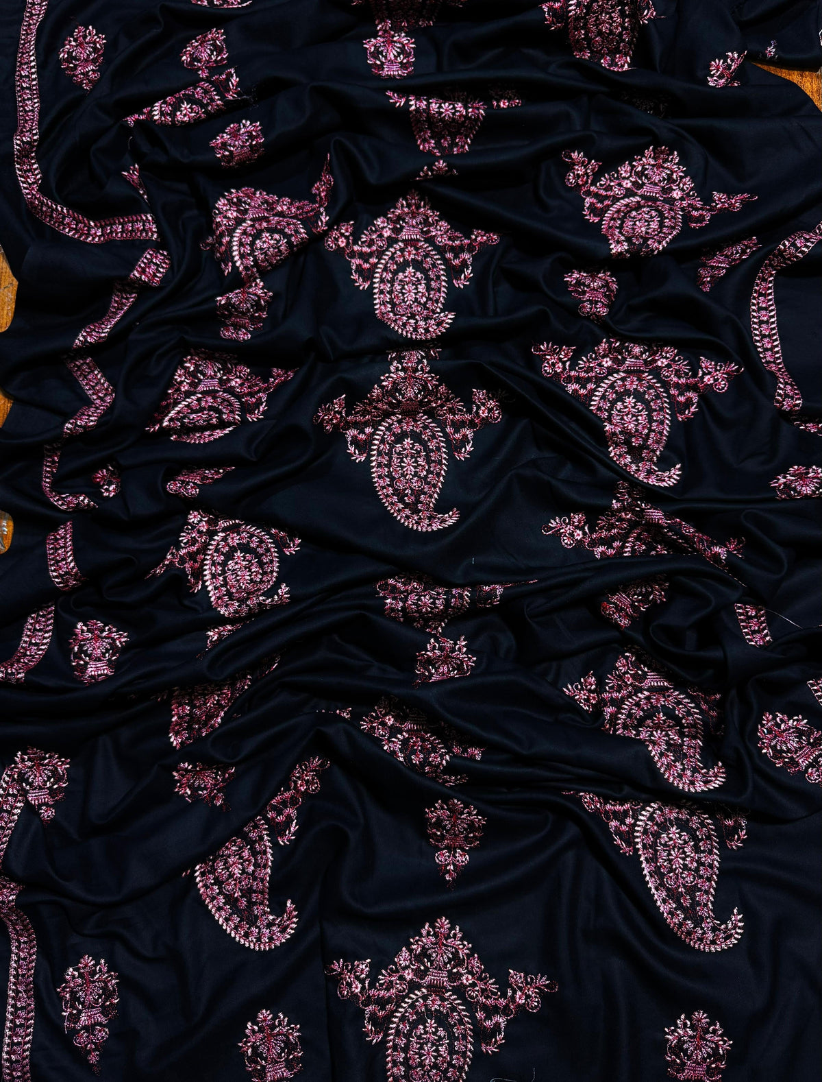 BAREEZE DHANK EMBROIDERD UNSTICH 3pc (WA-866)