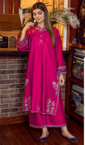 LINEN EMBROIDERD UNSTICHED 2PC (ARSHI)