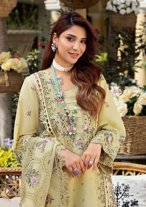 ELAF| EMBROIDERD LAWN UNSTICHED 3PC (WA-285)