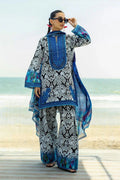 Zainab Chotani lawn Print With Embroidered Patches