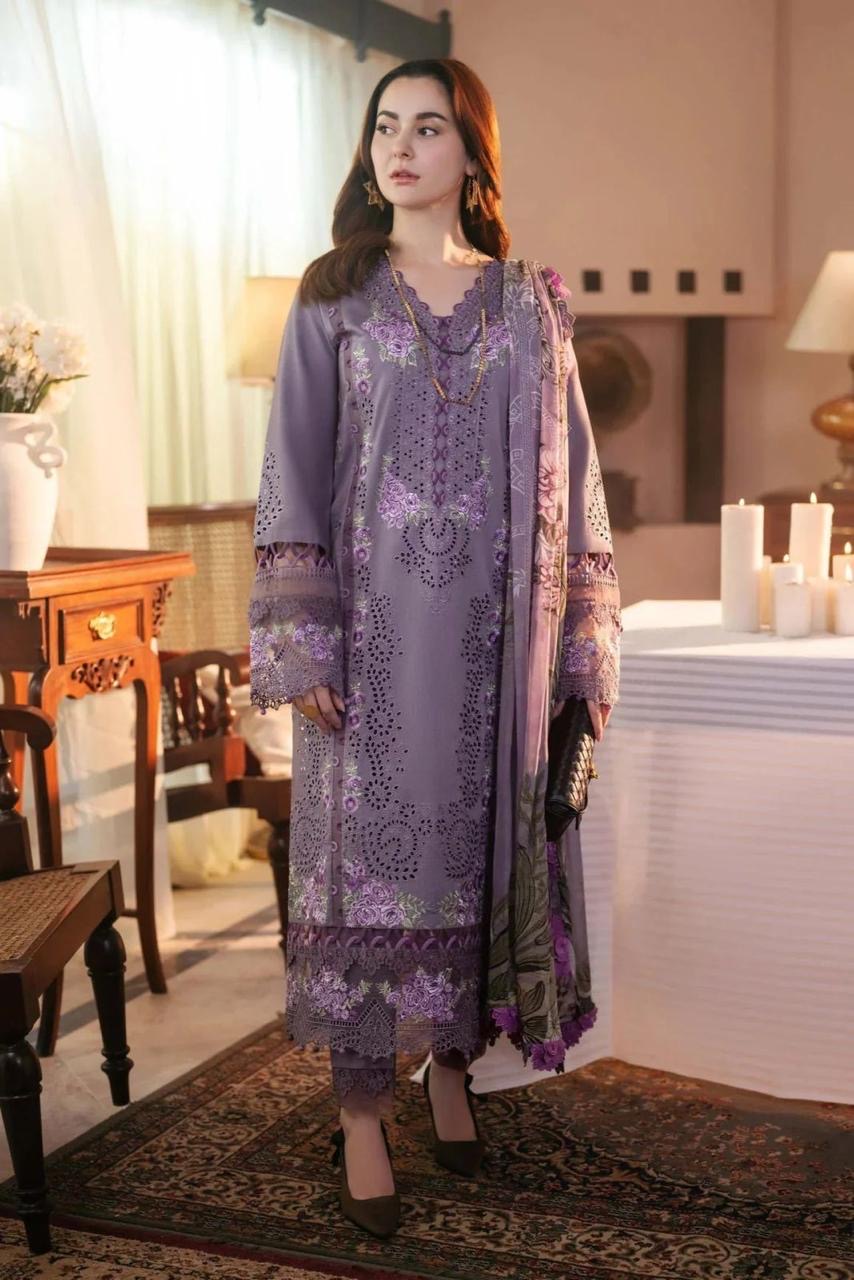 JADE DHANK EMBROIDERD UNSTICH 3pc(WA-645)