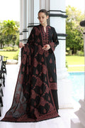 BAREEZE DHANK EMBROIDERD UNSTICH 3pc (WA-866)