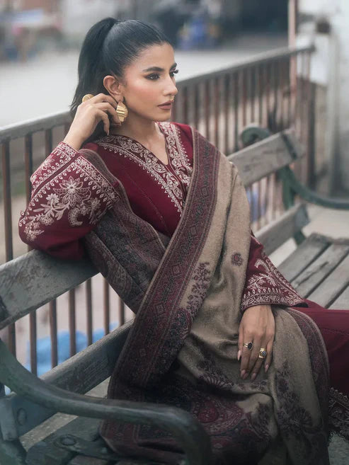 Heavy Embroidered Lawn 3pc