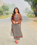 USWA ZIA PRINTED SWISS LAWN 3pc