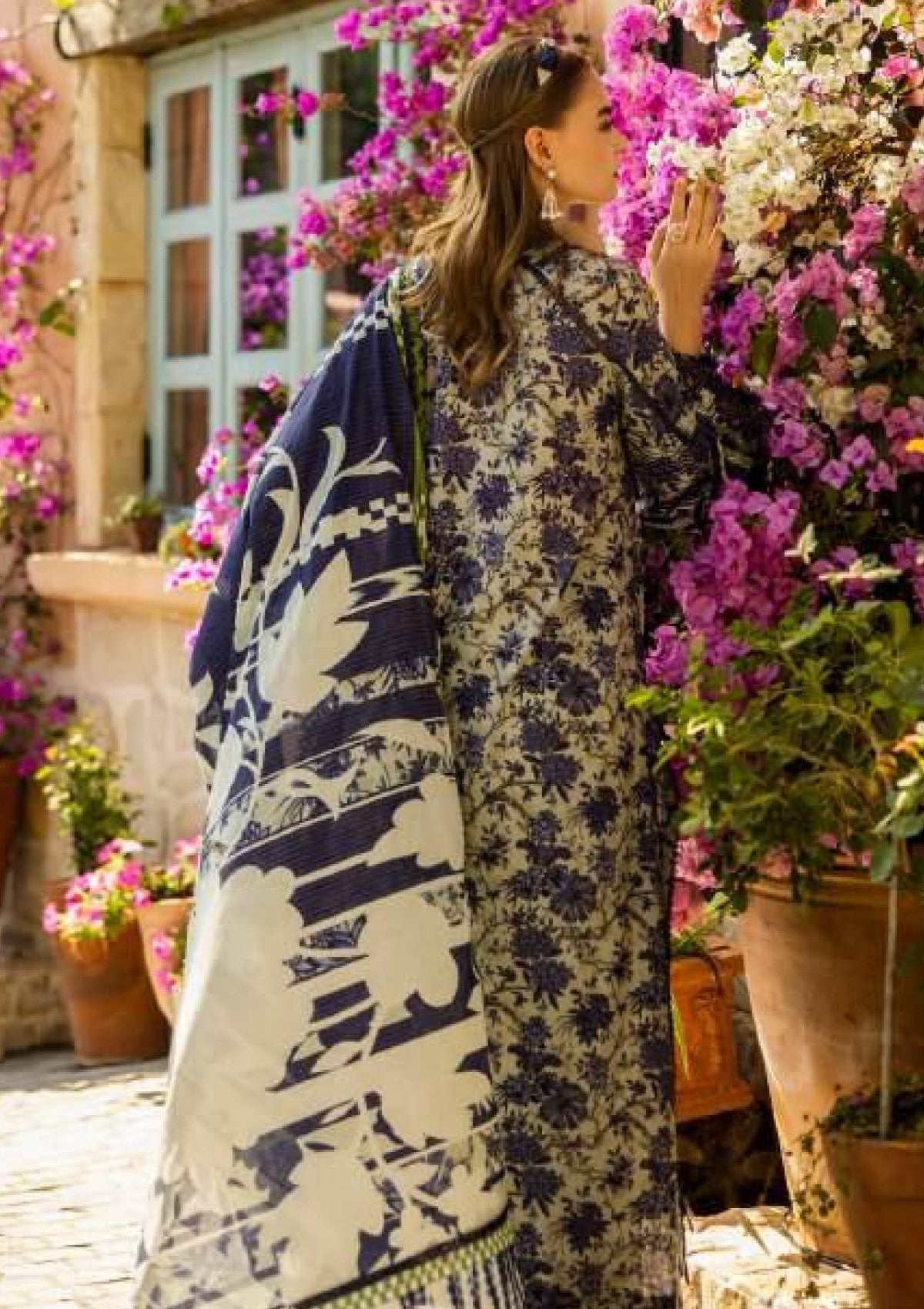 Elaf Premium Print Embroidered Patch 3pc SL-555