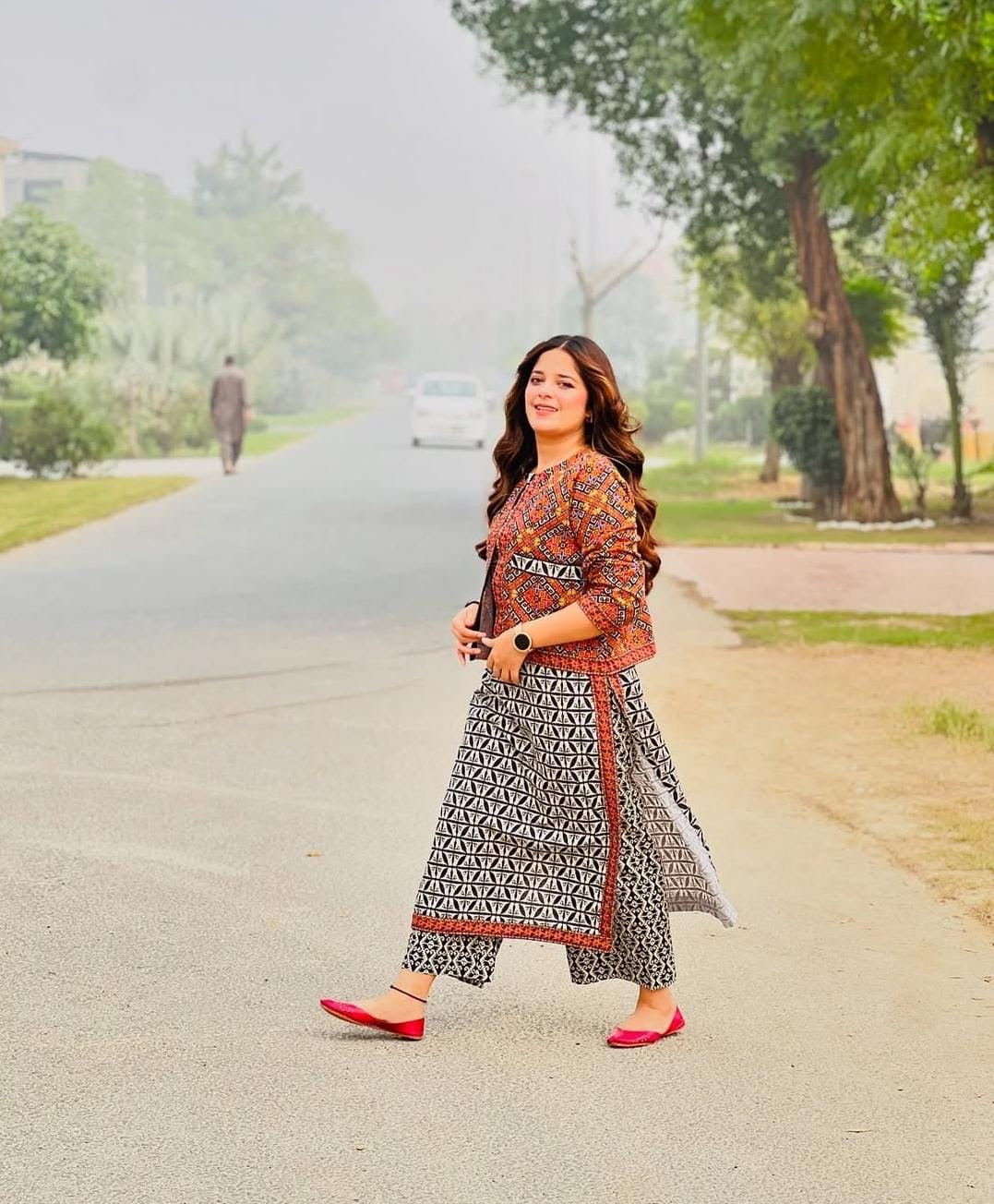 USWA ZIA PRINTED SWISS LAWN 3pc