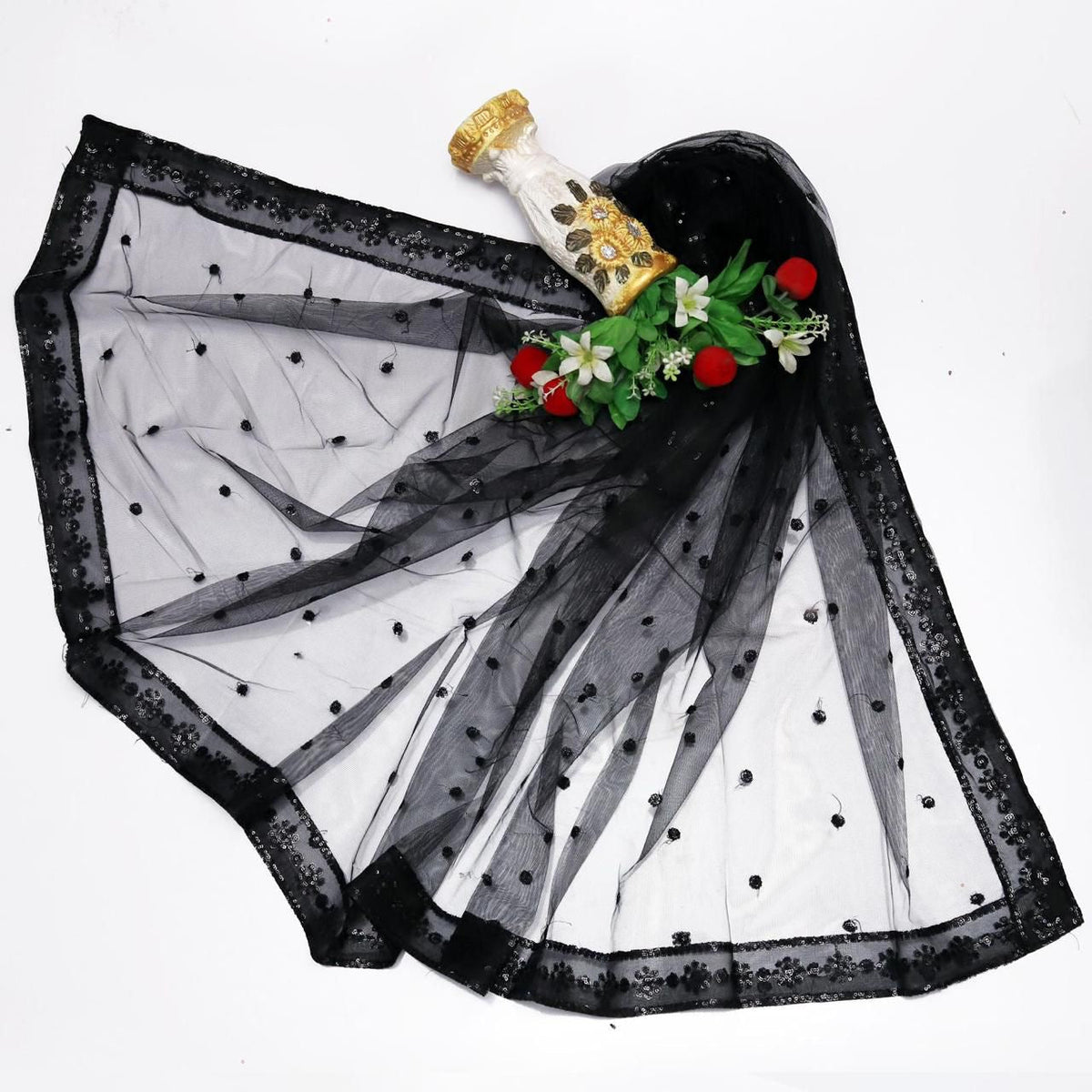 BAROQUE - PARTY WEAR DRESS UNSTICHED FORMAL WEAR (SL-385)