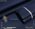 Mukam Suiting By Shandar Libas (navy blue)
