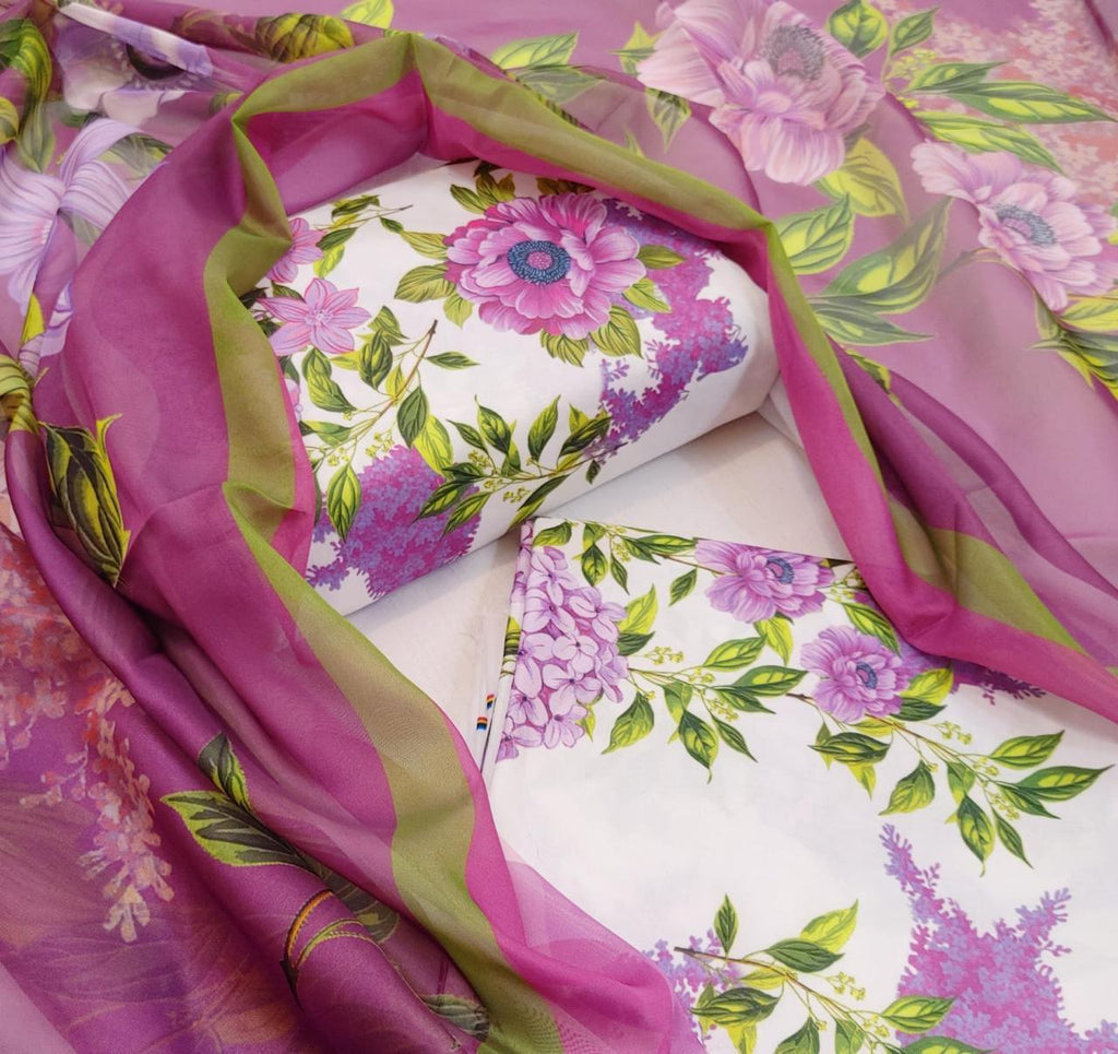 Maria B Swiss Lawn 3pc (4114)