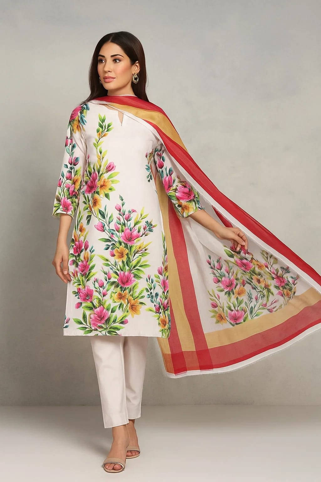 Maria B Swiss Lawn 3pc (8912)