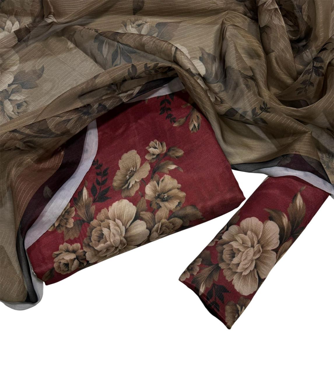 Baroque Swiss Lawn 3pc (7664)